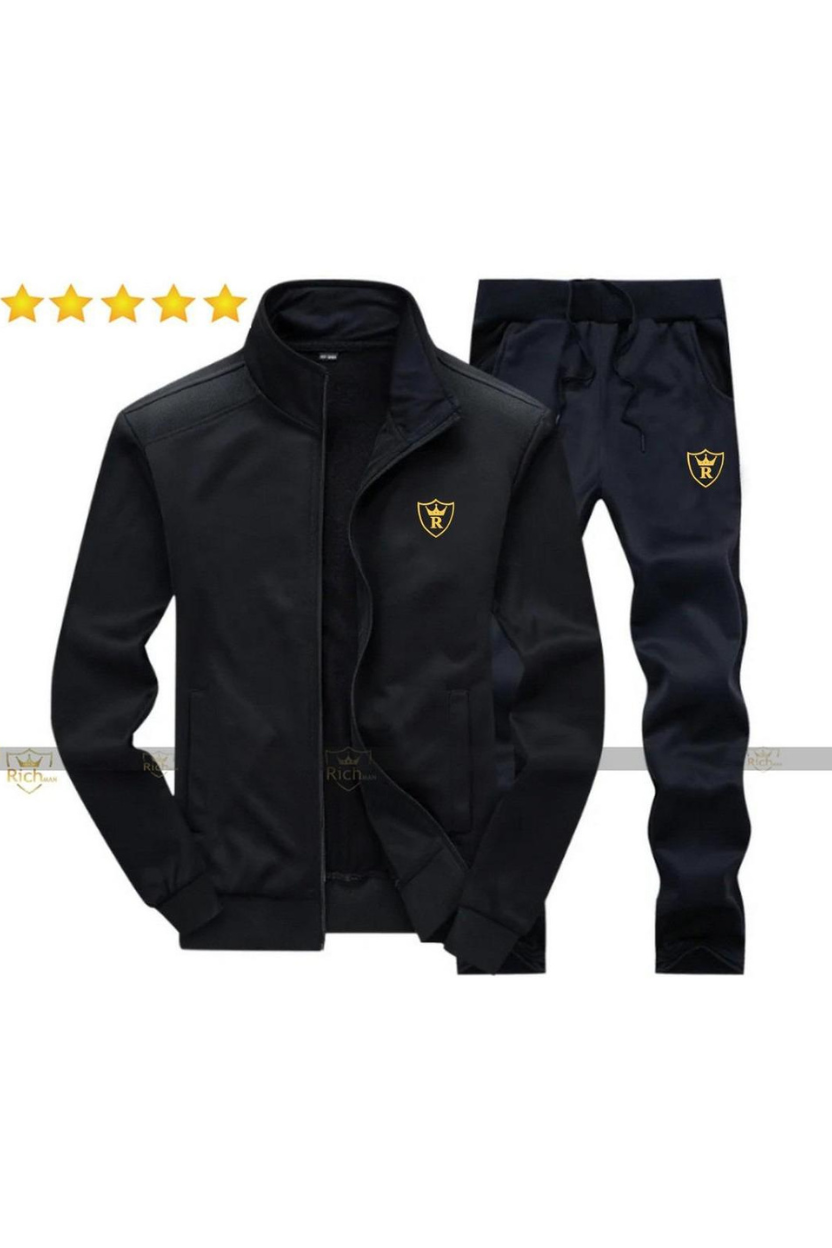 Men's Fleece Track Suit - 2 Pcs